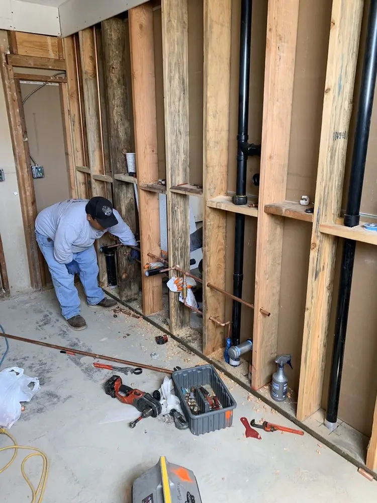 Commercial rough-in plumbing for Commercial Plumbing in Woodstock